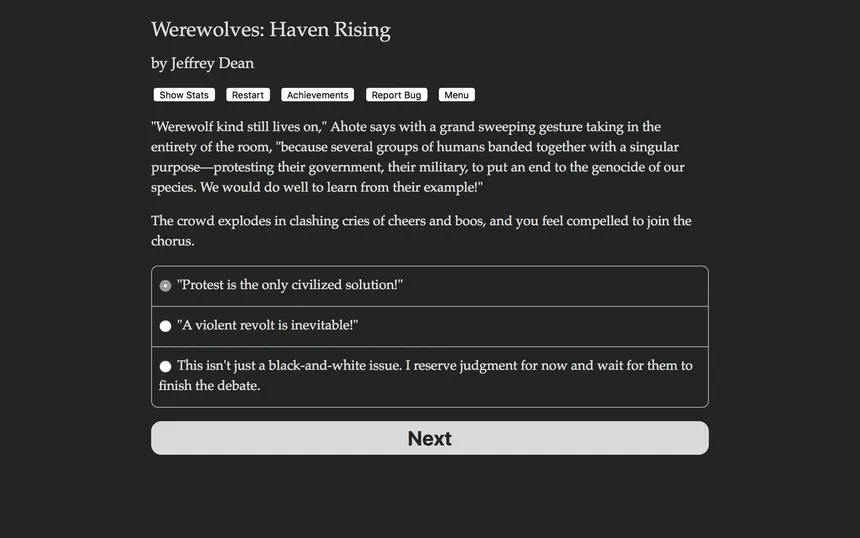 Скриншот 2 к игре Werewolves: Haven Rising