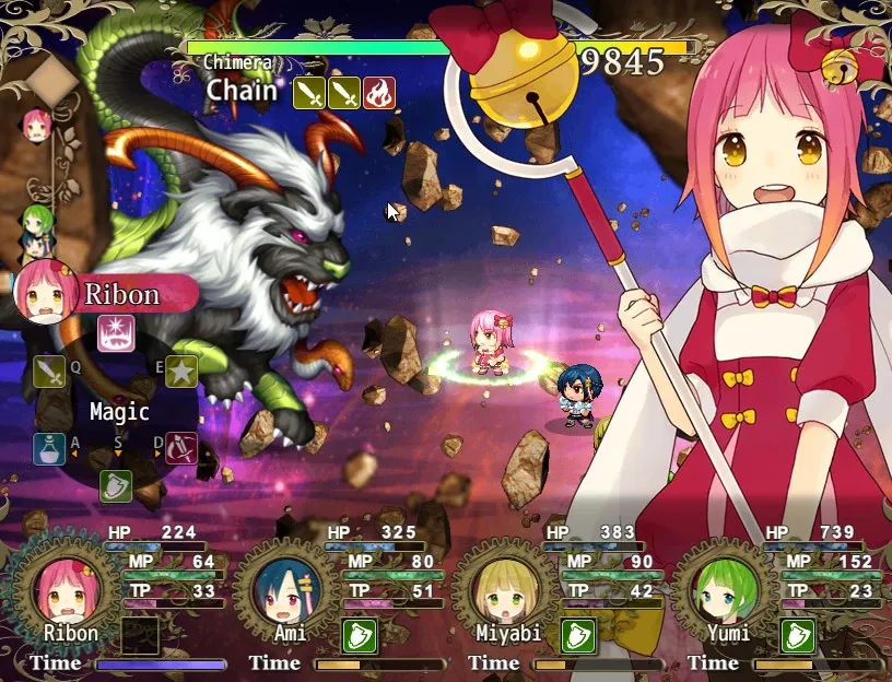 Скриншот 1 к игре Magical girl's labyrinth