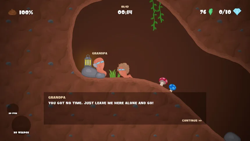 Скриншот 1 к игре Roman The Worm