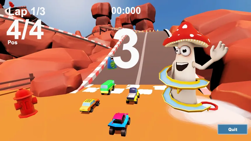 Скриншот 1 к игре MiniCar Race - 极品飞车2019 Mini