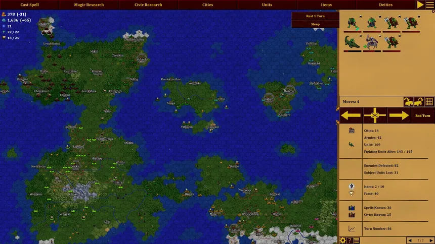 Скриншот 1 к игре Deity Empires