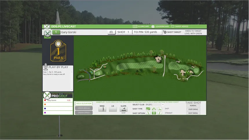 Скриншот 1 к игре Draft Day Sports: Pro Golf