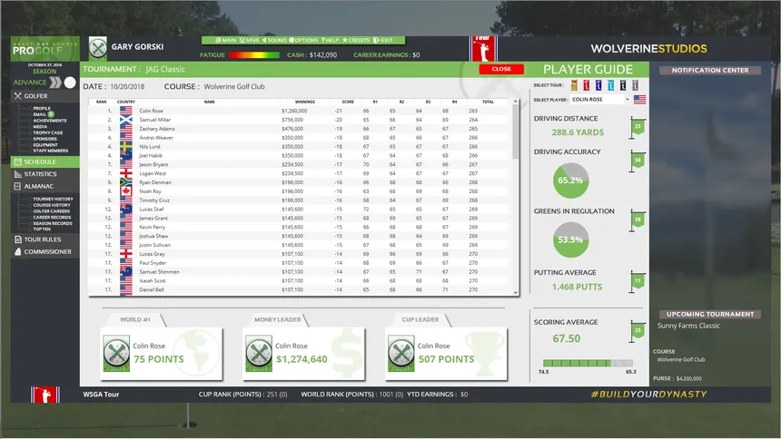 Скриншот 3 к игре Draft Day Sports: Pro Golf