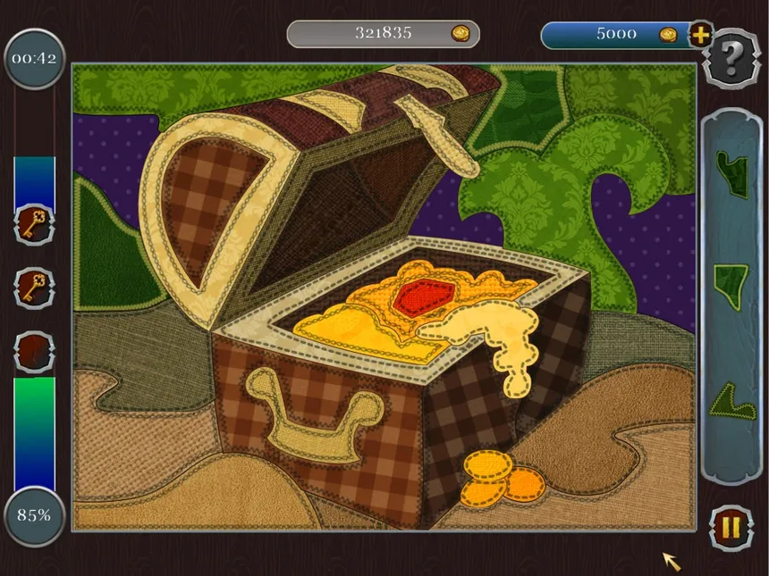 Скриншот 2 к игре Pirate Mosaic Puzzle. Caribbean Treasures