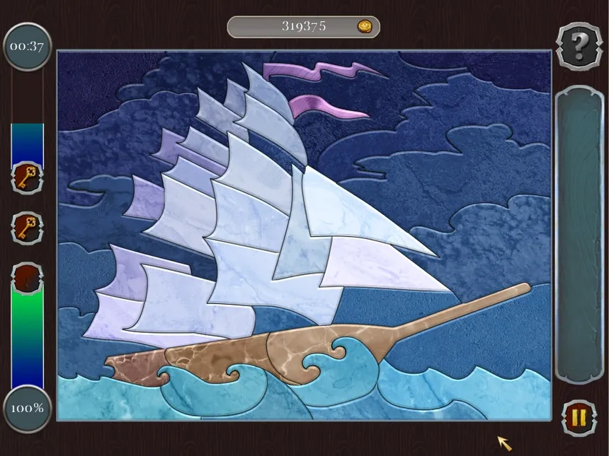 Скриншот 3 к игре Pirate Mosaic Puzzle. Caribbean Treasures