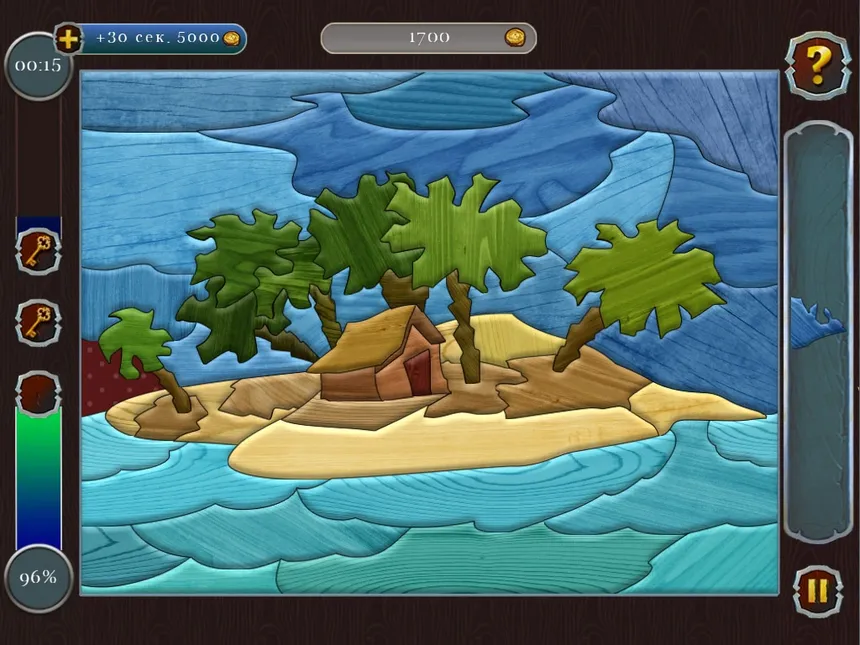 Скриншот 4 к игре Pirate Mosaic Puzzle. Caribbean Treasures
