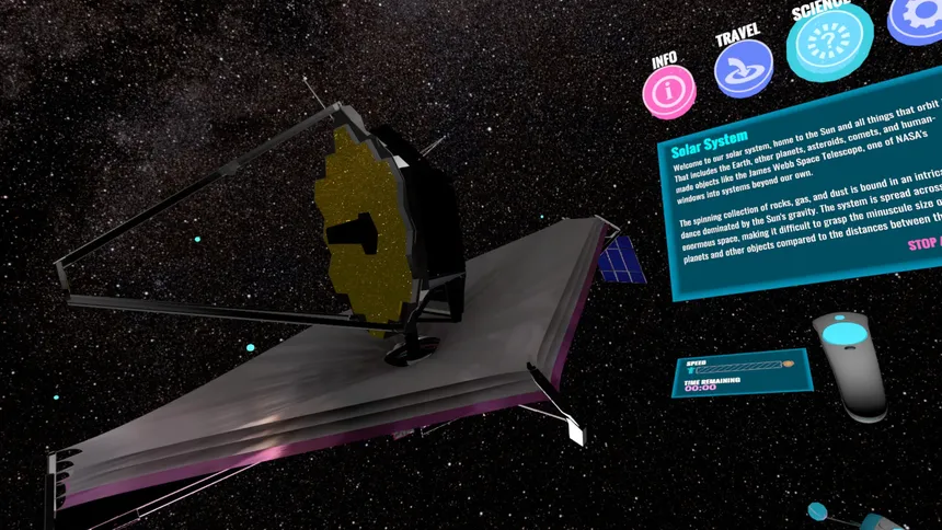 Скриншот 3 к игре WebbVR: The James Webb Space Telescope Virtual Experience