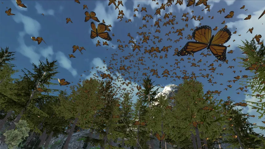 Скриншот 2 к игре Dances with Butterflies VR
