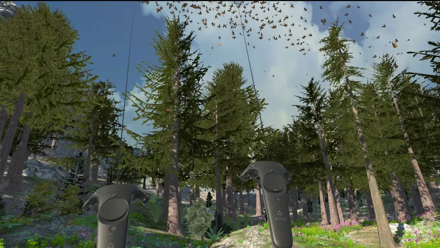 Скриншот 3 к игре Dances with Butterflies VR