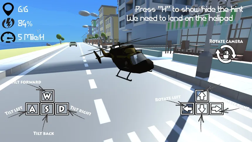 Скриншот 4 к игре Unmanned helicopter