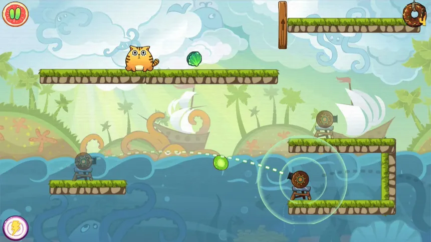 Скриншот 1 к игре Hungry Kitty Donuts Mania
