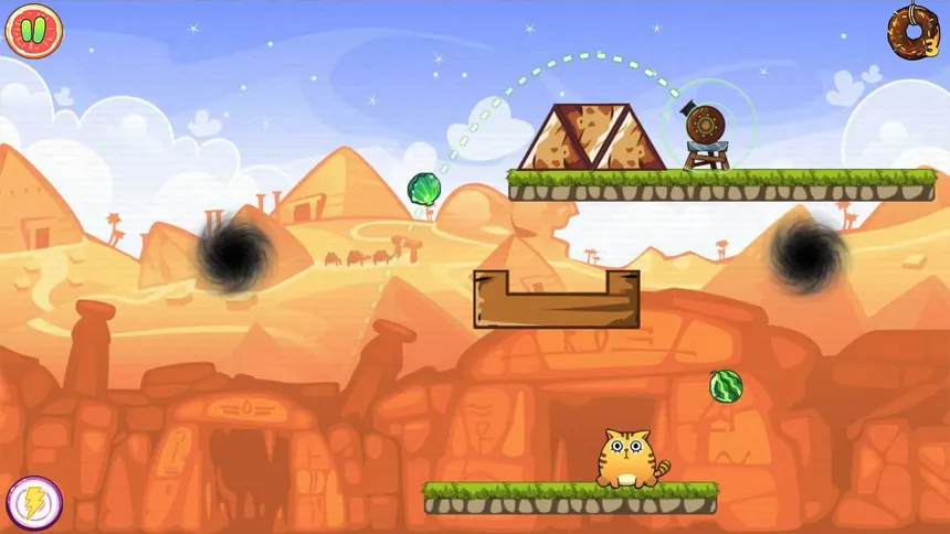 Скриншот 2 к игре Hungry Kitty Donuts Mania