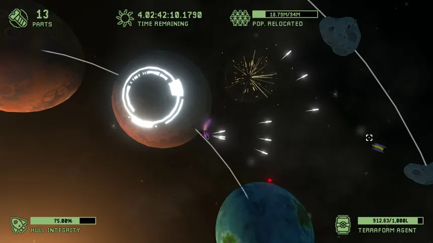 Скриншот 2 к игре Cosmic Ray