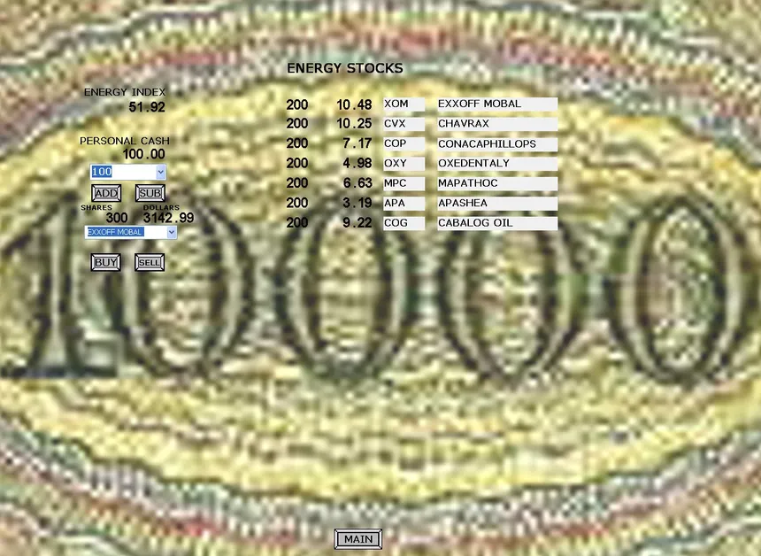Скриншот 6 к игре ELECTRONIC STOCK TRADING SYSTEM