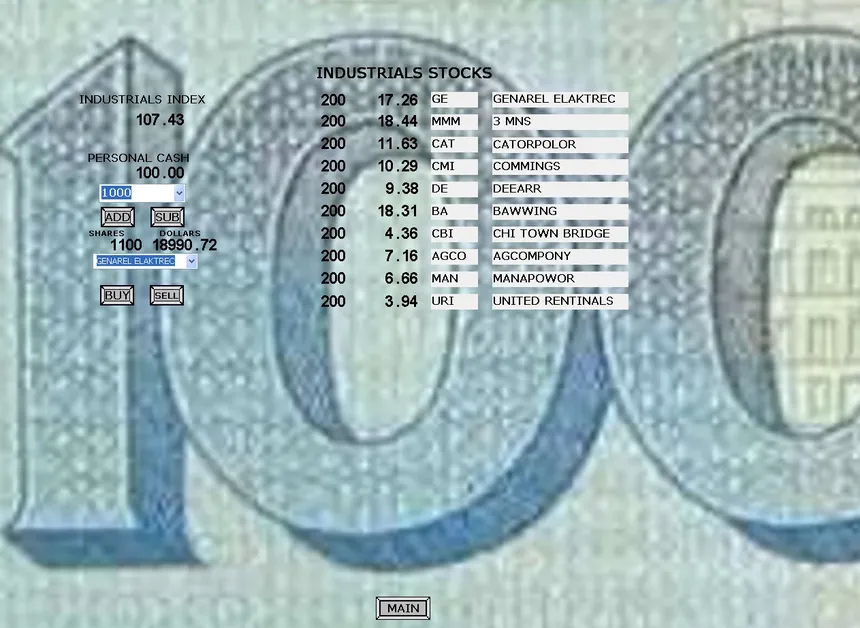 Скриншот 8 к игре ELECTRONIC STOCK TRADING SYSTEM