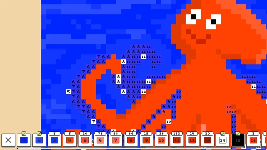 Скриншот 3 к игре Coloring Pixels