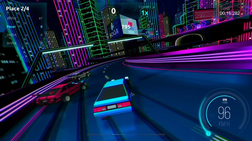 Скриншот 4 к игре Driftpunk Racer