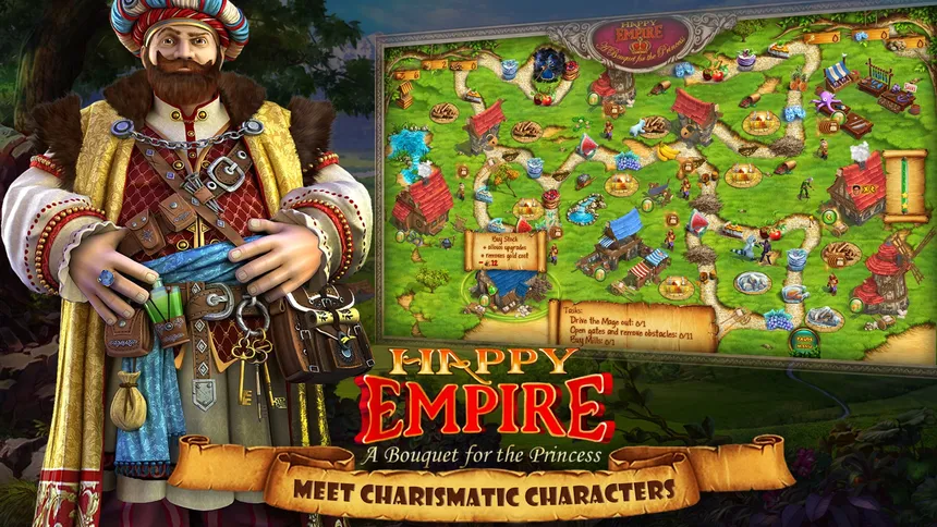 Скриншот 3 к игре Happy Empire - A Bouquet for the Princess: Enhanced Edition