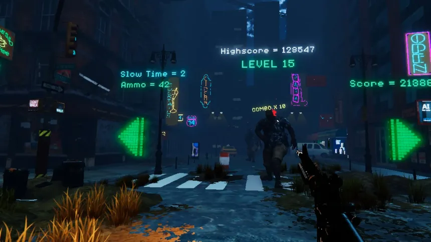 Скриншот 2 к игре Super Zombie Arcade