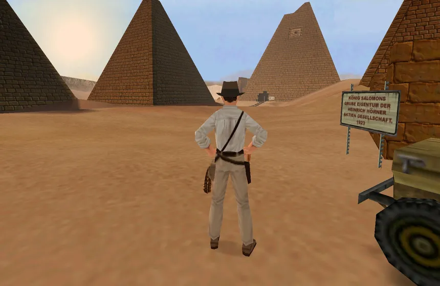 Скриншот 4 к игре Indiana Jones and the Infernal Machine