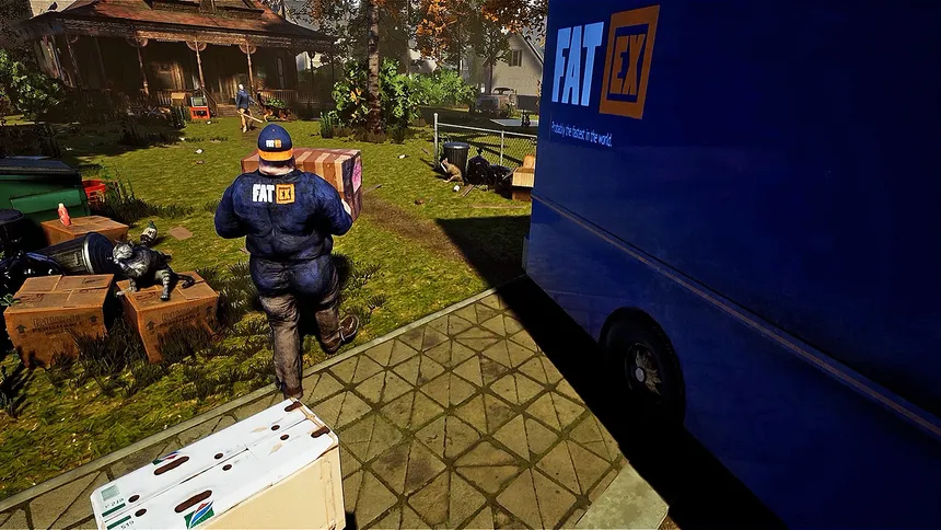Скриншот 3 к игре Fat[EX] Courier Simulator