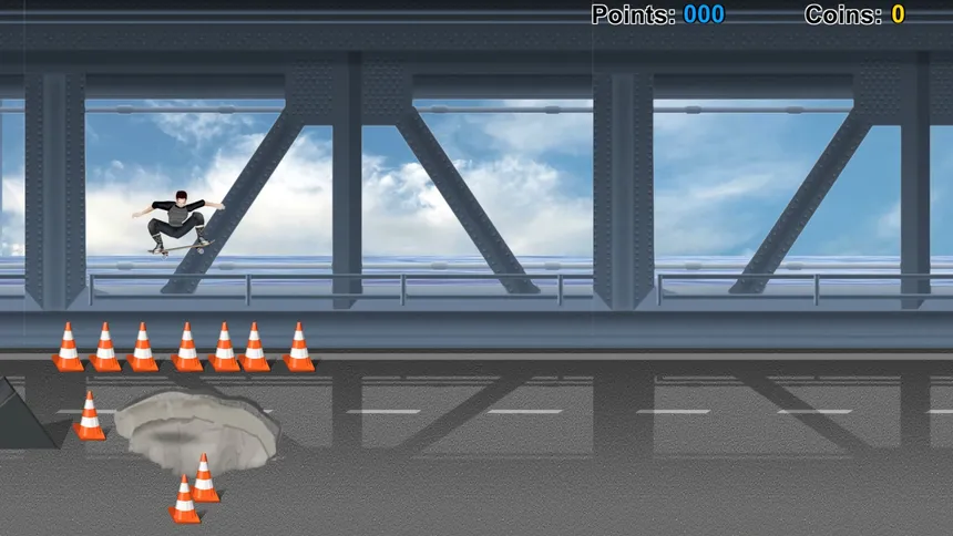 Скриншот 1 к игре Skateboarding pro
