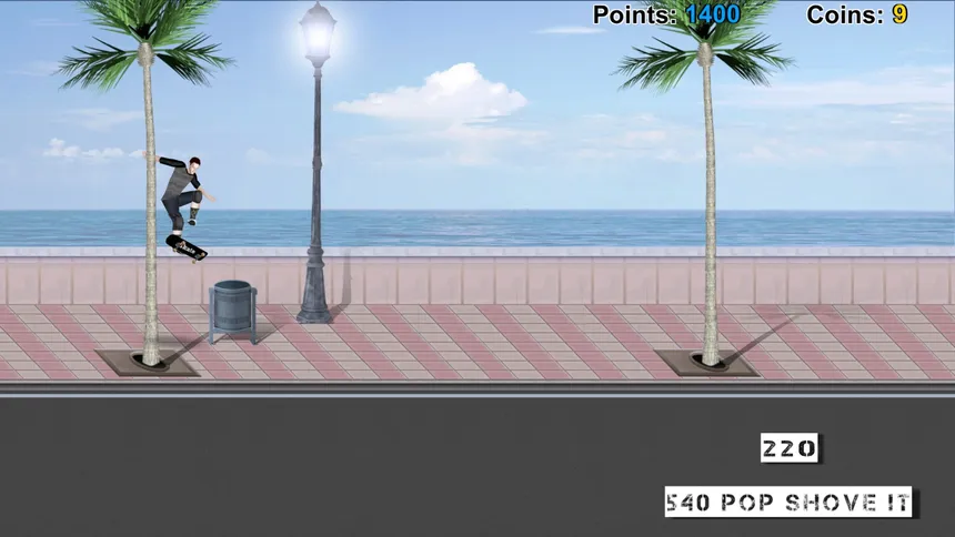 Скриншот 3 к игре Skateboarding pro