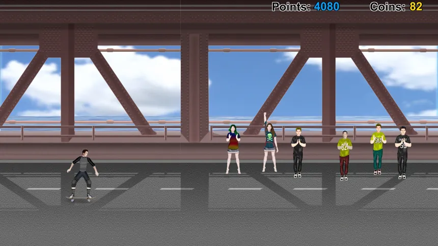 Скриншот 4 к игре Skateboarding pro