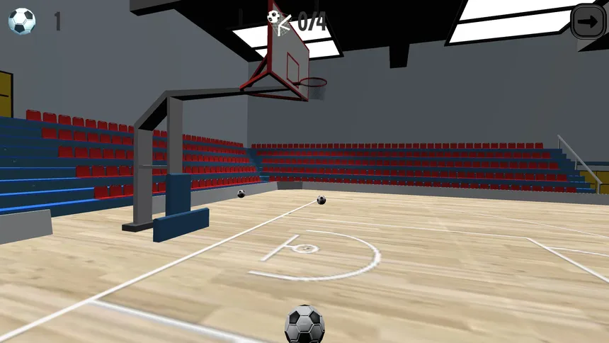 Скриншот 3 к игре Basketball Hoop
