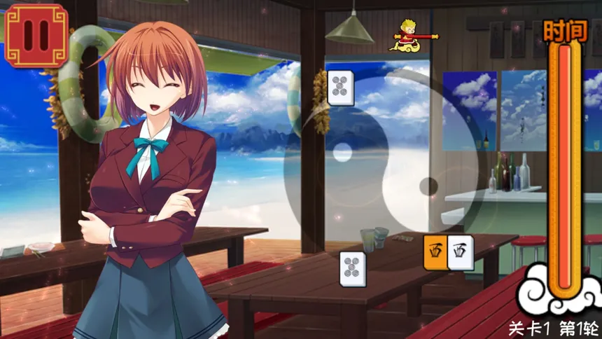 Скриншот 2 к игре 美少女麻将接龙