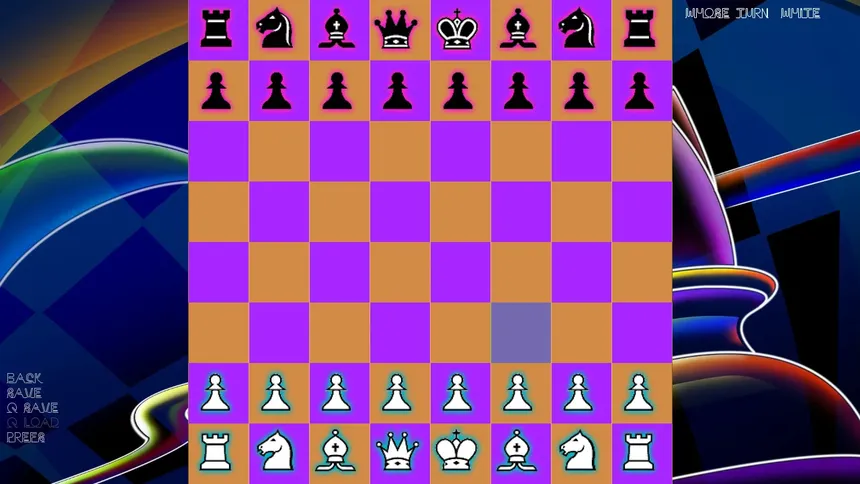 Скриншот 1 к игре Glow Chess