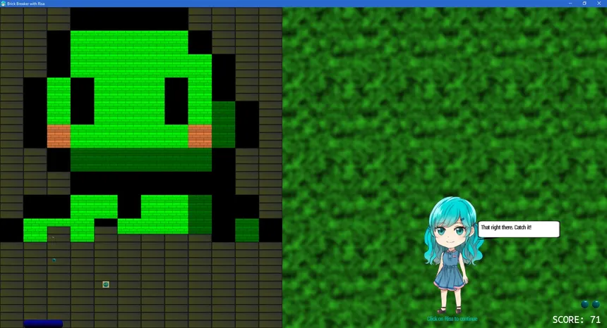 Скриншот 5 к игре Brick Breaker with Risa