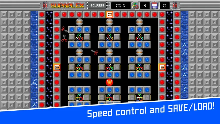 Скриншот 4 к игре Supaplex SQUARES
