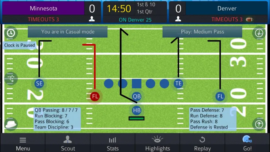 Скриншот 7 к игре Pro Strategy Football 2019