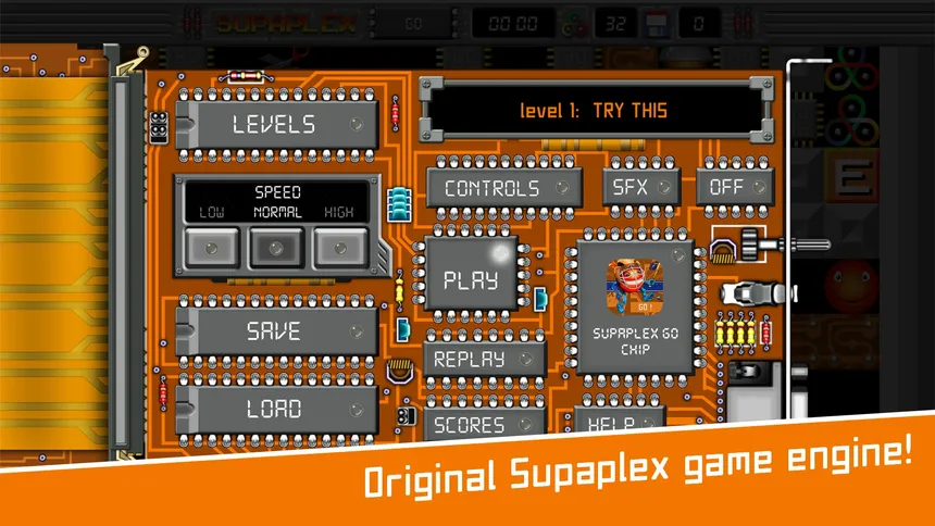 Скриншот 3 к игре Supaplex GO!
