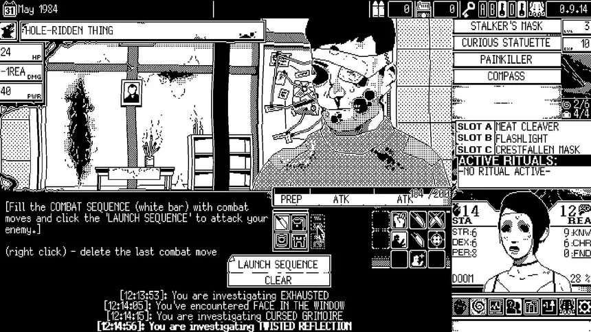 Скриншот 1 к игре WORLD OF HORROR