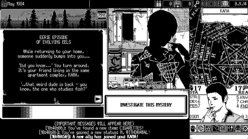 Скриншот 5 к игре WORLD OF HORROR