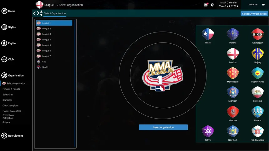 Скриншот 4 к игре MMA Team Manager