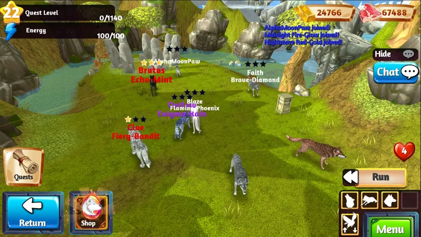 Скриншот 1 к игре Wolf: The Evolution Story