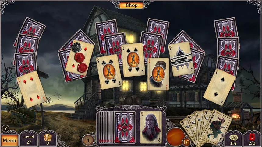 Скриншот 1 к игре Jewel Match Twilight Solitaire