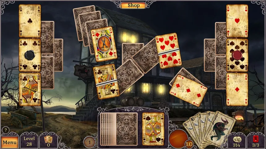 Скриншот 2 к игре Jewel Match Twilight Solitaire