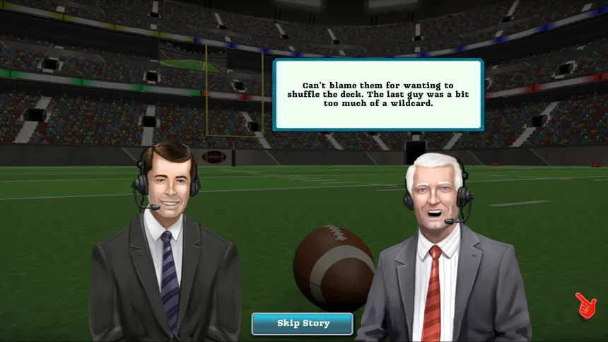 Скриншот 2 к игре Touch Down Football Solitaire