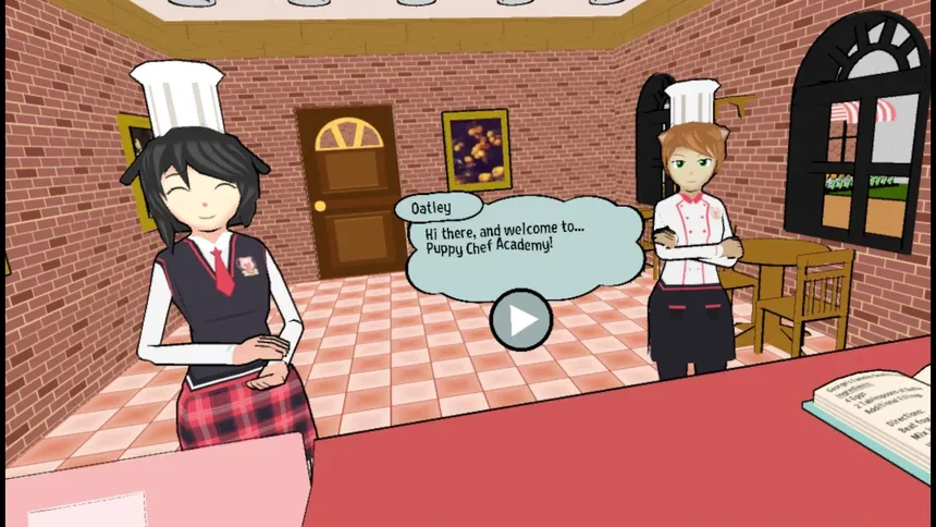 Скриншот 1 к игре Puppy Chef Academy