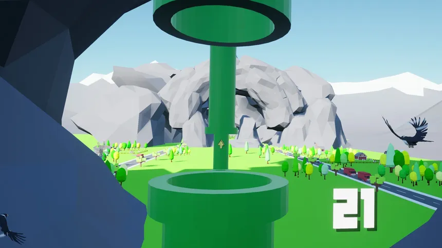 Скриншот 2 к игре Flappy Flappy VR