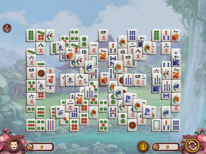 Скриншот 5 к игре Sakura Day Mahjong