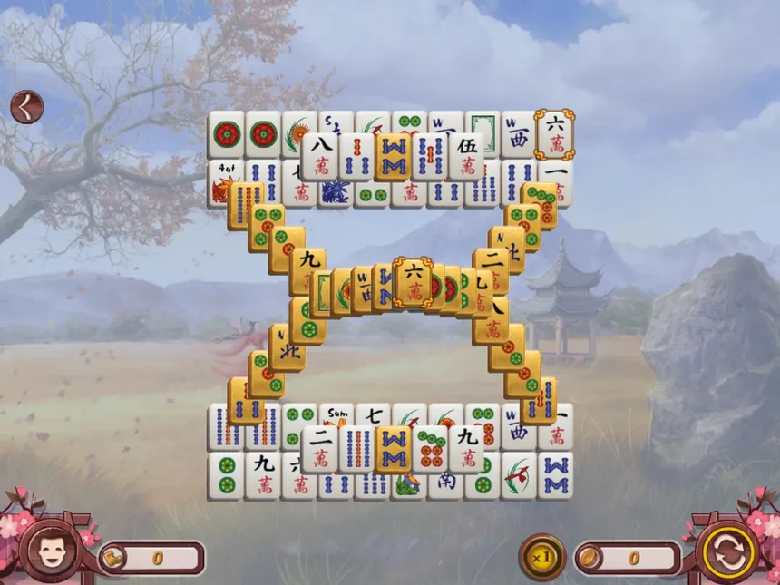 Скриншот 6 к игре Sakura Day Mahjong