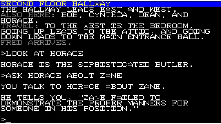 Скриншот 4 к игре Ozapell Mystery Text Adventure