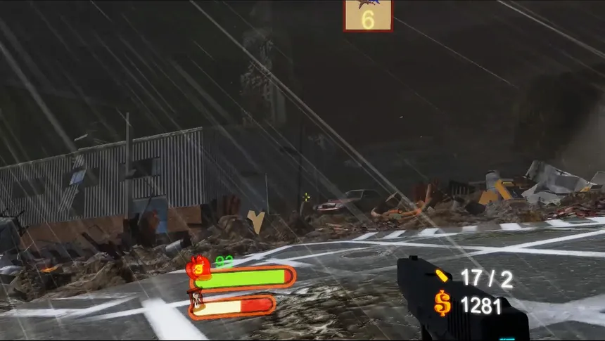 Скриншот 1 к игре Sharknado VR: Eye of the Storm