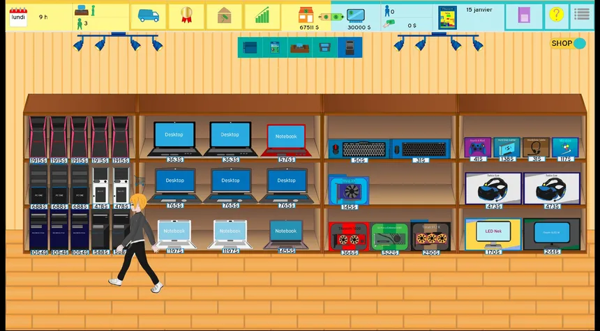 Скриншот 2 к игре Shop Manager : Video Game Tycoon