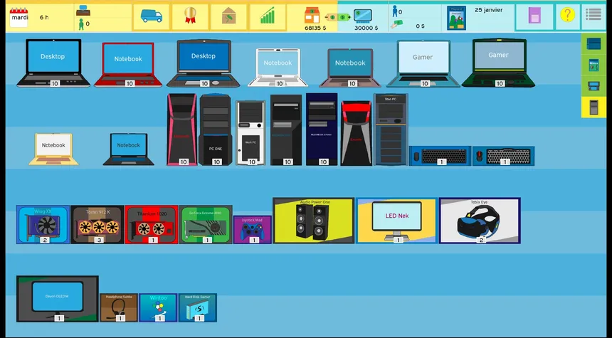 Скриншот 3 к игре Shop Manager : Video Game Tycoon